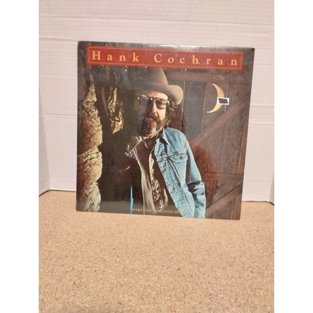 Hank Cochran Make The World Go Away Elektra 6E-277 (1980 33RPM) New
